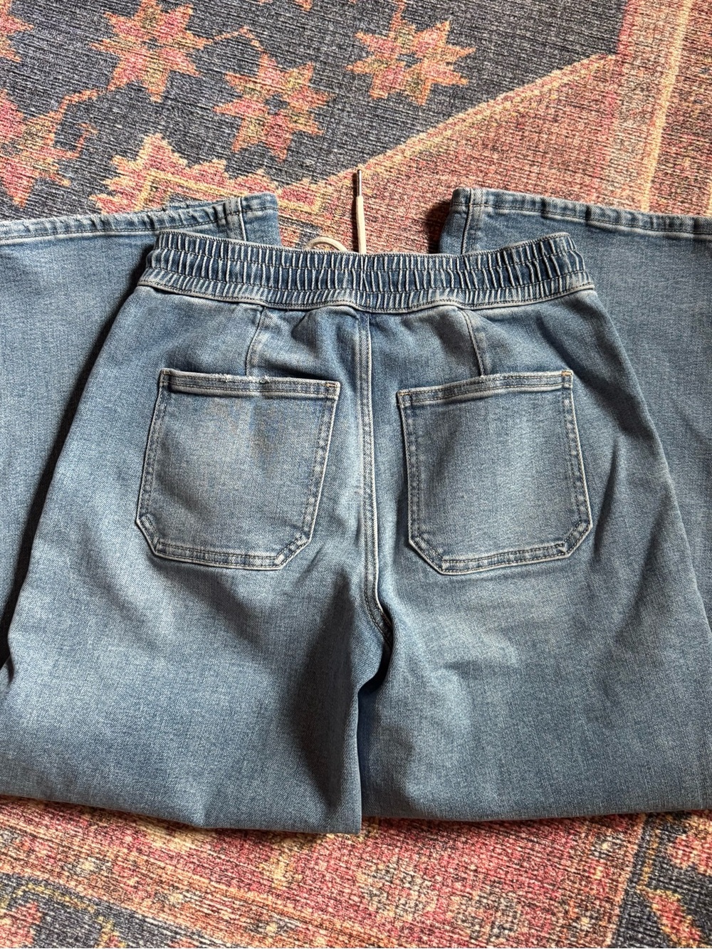 Vervet wide leg drawstring jeans - Picture 6 of 8